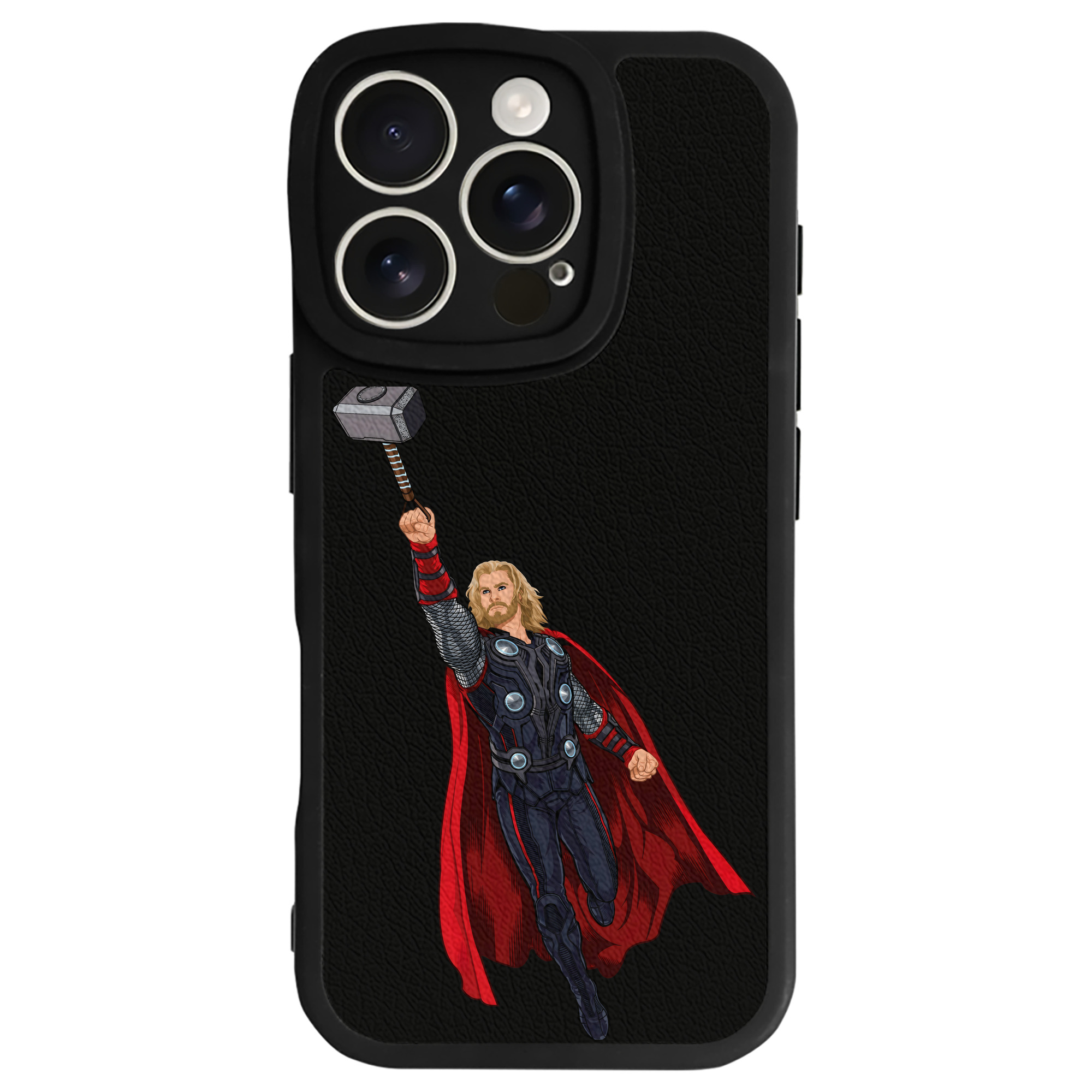 （画像用） アベンジャーズ The Avengers 【iPhone 16シリーズ対応】シリコンスマホケース（レザー調） 材質：シリコン